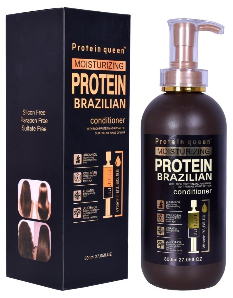 بروتين كوين بلسم مرطب بالبروتين البرازيلي 800 مل - Image 1